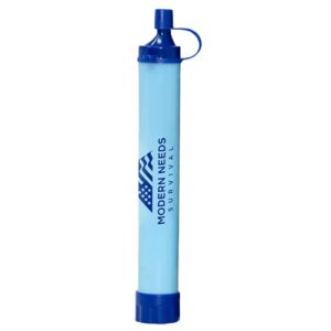 Ready Filter — Personal Water Filter Straw for Your Backpacking Gear — Water Filtration System Survival for Outdoor & Camping Supplies