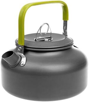 Docooler Tea Kettle, Stainless Steel Teapot, Portable Coffee Pot, Whistling Water Kettle, Camping Picnic Stove Top 0.8L/1.1L/1.2L/1.6L