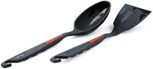 GSI Outdoors Spoon/Spatula Set Grey, 7.4 inch