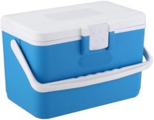 5/8/13 Quart Camping Cooler - Hard Ice Retention Cooler Lunch Box - Portable Small Insulated Cooler