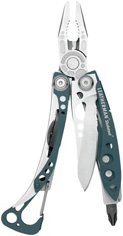 LEATHERMAN, Skeletool, 7-in-1 Lightweight, Minimalist Multi-tool for Everyday Carry (EDC), Home, Garden & Outdoors, Blue