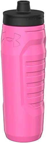 Under Armour Sideline Squeeze Water Bottle, Designed with Quick-Shot Lid, Quick & Easy Hydration, 32 oz