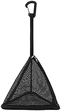 Camping Dry Net, 16x32cm Camping Organizer Mesh Hanging Basket Net, PVC Triangle Hanging Bag with Hook for Outdoor Picnic Tableware Dishes Food Fruit