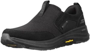 Skechers Mens Go Walk Outdoor Athletic Slip on Trail Hiking Shoes With Air Cooled Memory Foam