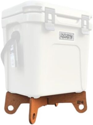 PUPACAMP Wooden stand Compatible with YETI Cooler