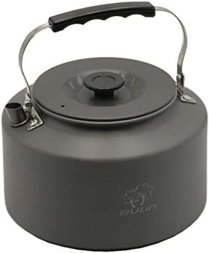 Bulin 2.2L Camping Kettle Camp Tea Coffee Pot Large Outdoor Hiking Kettle Pot Portable 2.4 Quart Camping Tea Kettle