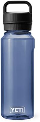 YETI Yonder 1L/34 oz Water Bottle with Yonder Chug Cap, Navy