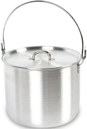 AceCamp Tribal Pot Aluminum Cooking Pot with Folding Handle (8 Liter)