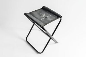 Portable Stool - Convenient Foldable Stool with Carry Bag - Lightweight - Compact - Excellent Seating for Hiking, Ice and Dock Fishing, Picnic, Travel