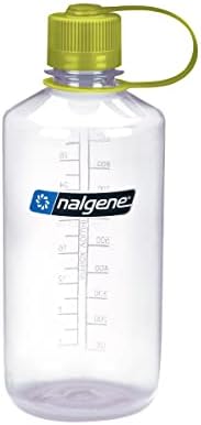 Nalgene Sustain Tritan BPA-Free Water Bottle Made with Material Derived from 50% Plastic Waste, 32 OZ, Narrow Mouth, Clear