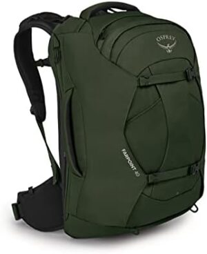 Osprey Farpoint 40L Men's Travel Backpack, Gopher Green