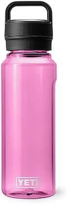 YETI Yonder 1L/34 oz Water Bottle with Yonder Chug Cap, Power Pink