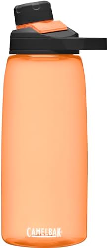 CamelBak Chute Mag BPA Free Water Bottle with Tritan Renew - Magnetic Cap Stows While Drinking, 32oz, Desert Sunrise