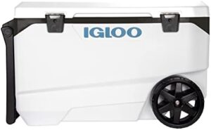 Igloo Marine Ultra Coolers, Insulated Portable Cooler Chest with Heavy Duty Handles, Leak-Proof Outdoor Hard Cooler, 5-day Ice Retention