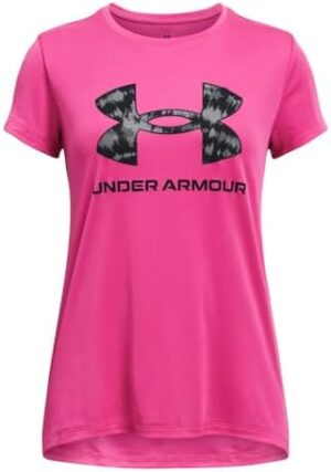 Under Armour Girls' Tech Big Logo Short Sleeve Crew Neck