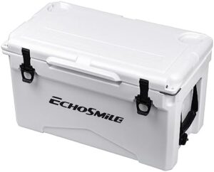 EchoSmile 30/35/40 Quart Rotomolded Cooler, 5 Days Protale Ice Cooler, Ice Chest Suit for BBQ, Camping, Pincnic, and Other Outdoor Activities