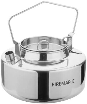 Fire Maple Antarcti Pot Kettle Series | Portable Durable Bushcraft Gear Open Fire Kettle | SUS304 Stainless Steel (Antarcti 1.5L Kettle)