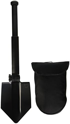 Glock Entrenching Tool with Saw and Pouch, Black,