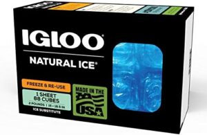 Igloo MaxCold Gel Ice Packs, Reusable Ice Packs for Coolers, Long Lasting Cold Freezer Pack for Lunch Boxes and Camping