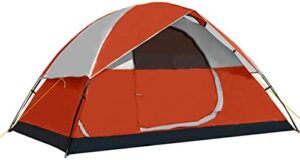 Pacific Pass 2/4/6 Person Family Dome Tent with Removable Rain Fly, Easy Setup for Camp Outdoor