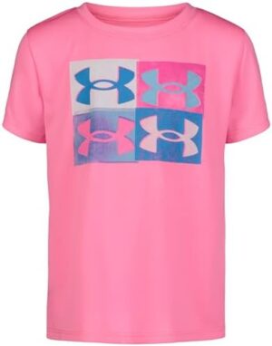 Under Armour Girls' Short Sleeve Shirt, Crewneck, Lightweight and Breathable