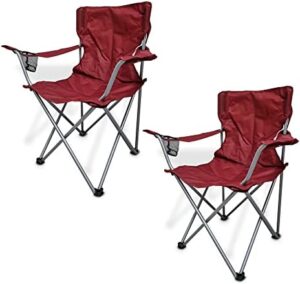 Ozark Trail Folding Chair Red (pack of 2)