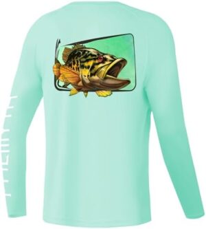 Palmyth Boys Fishing Shirt Youth Long Sleeve T-Shirt UPF 50+ Sun Protection