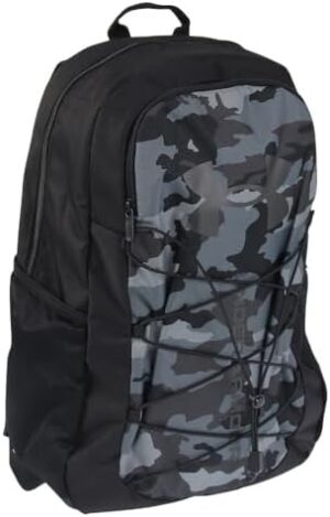 Under Armour Unisex-Adult Hustle Sport Backpack, (016) Black / / Metallic Black, One Size Fits All