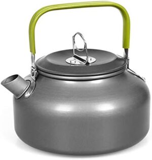 Doorslay Outdoor Camping Kettle, Aluminum Alloy Tea Kettle with Carrying Bag, Compact Lightweight Coffee Pot, 0.8L/1.1L/1.2L/1.6L Optional