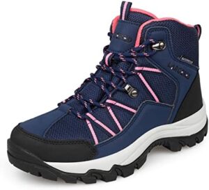 LARGERED Women's Hiking Shoes Waterproof Hiking Boots Outdoor Trekking Camping Trail Hiking Boots