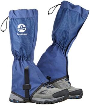 Leg Gaiters Waterproof and Adjustable Snow Boot Gaiters One Size for Hiking,Walking,Hunting,Backpacking and Outdoor Climbing for Men and Women