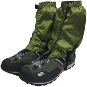 Waterproof Gaiters,Hiking Gaiters,Lightweight Adjustable Leg Gaiters for Men Women,Available in All Seasons,Hiking,Skiing,Mountain Climbing,etc.