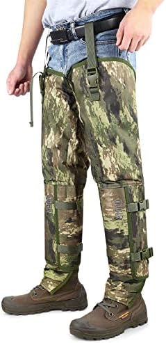 Snake Guard Gaiter Chaps: Durable Total Protection Snake Chaps, Ankle to Thigh Snake Chap, Legs from Snake Bites