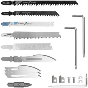 BIBURY Multitool Pliers Spare Parts Kit, Replaceable Wire Cutter, Screwdriver & Window Breaker And Interchangeable Saws Blade and Scalpel Blades Suitable With BIBURY Multitool Pliers