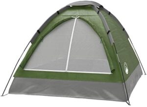 2-Person Dome Tent – Easy Set Up Shelter with Rain Fly and Carry Bag for Camping, Beach, Backpacking, Hiking, and Festivals by Wakeman Outdoors