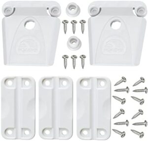 Igloo Cooler Plastic Parts Kit - 2 Latches, 3 Hinges, Latch Post & Screws