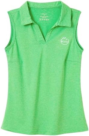 Willit Girls' Sleeveless Polo Shirts Golf Tennis Polo Lightweight Shirts Quick Dry