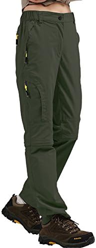 Women's Hiking Pants Convertible Quick Dry Stretch Lightweight Zip-Off Outdoor Fishing Travel Safari Pants