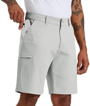 Willit Men's Golf Shorts Stretch Hiking Cargo Shorts Athletic Quick Dry Casual Work Shorts with Pockets 10"