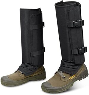 Snake Guard Snake Gaiters, Waterproof Snake Chaps for Lower Legs, Snake Bite Proof Guardz Gaiters, Adjustable Size