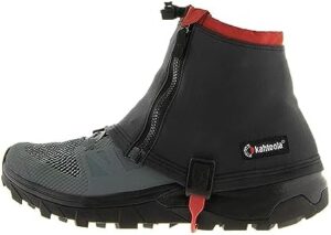 Kahtoola RENAgaiter Low Gaiters for Hiking, Mountaineering, Trail Running, Shoe & Boot Protection in Mud, Snow & Ice