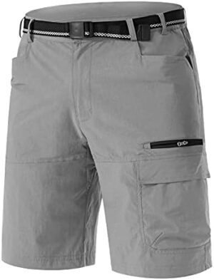 TACVASEN Men's Summer Outdoor Shorts Quick Dry Cargo Casual Hiking Shorts