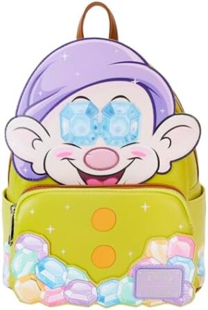 Loungefly Snow White: Diamond Dopey Mini-Backpack, Amazon Exclusive