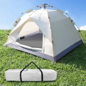 Instant Easy Pop Up Tents,3-4 Person Camping Tent,Automatic Waterproof Family Camping Tent, Easy Set Up Tent,Portable Tent for Outdoor Camping Hiking & Traveling.