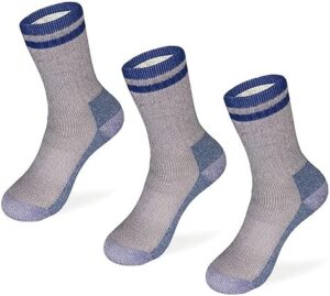 MERIWOOL Merino Wool Kids Hiking Socks for Children 3 Pairs