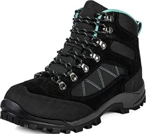 Hiking Boots Women Waterproof Ankle Support Womens Hiking Boots Backpacking Boots Breathable Non-slip Durable Hiking Boots for Outdoors