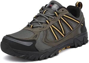 Men's Hiking Shoes Outdoor Breathable Walking Sneakers Lightweight Non-Slip Durable Trekking Trail Shoes