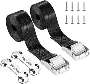 Picowe Cooler Tie Down Kit, Cooler Tie Down Straps, Cam Buckle Lashing Straps for YETI Coolers for RTIC Coolers