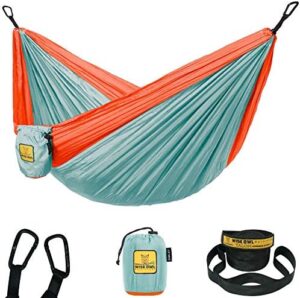 Wise Owl Outfitters Kids Hammock - Small Camping Hammock, Kids Camping Gear w/Tree Straps and Carabiners for Indoor/Outdoor Use