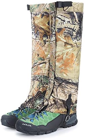 Camo Legging Gaiters Waterproof Snowboard Boots Cover Trekking Leg Shoes Gaiters for Hiking Traveling Hunting